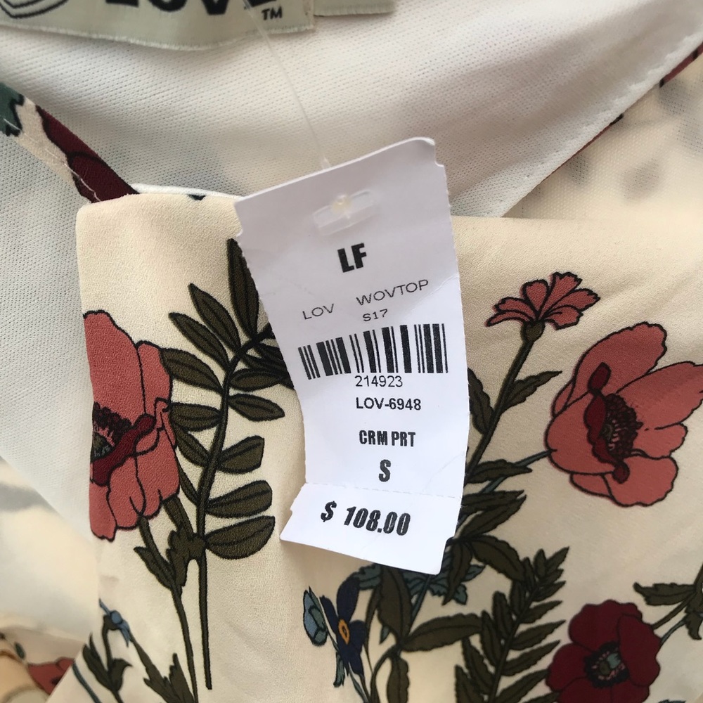 Floral Crop Tank